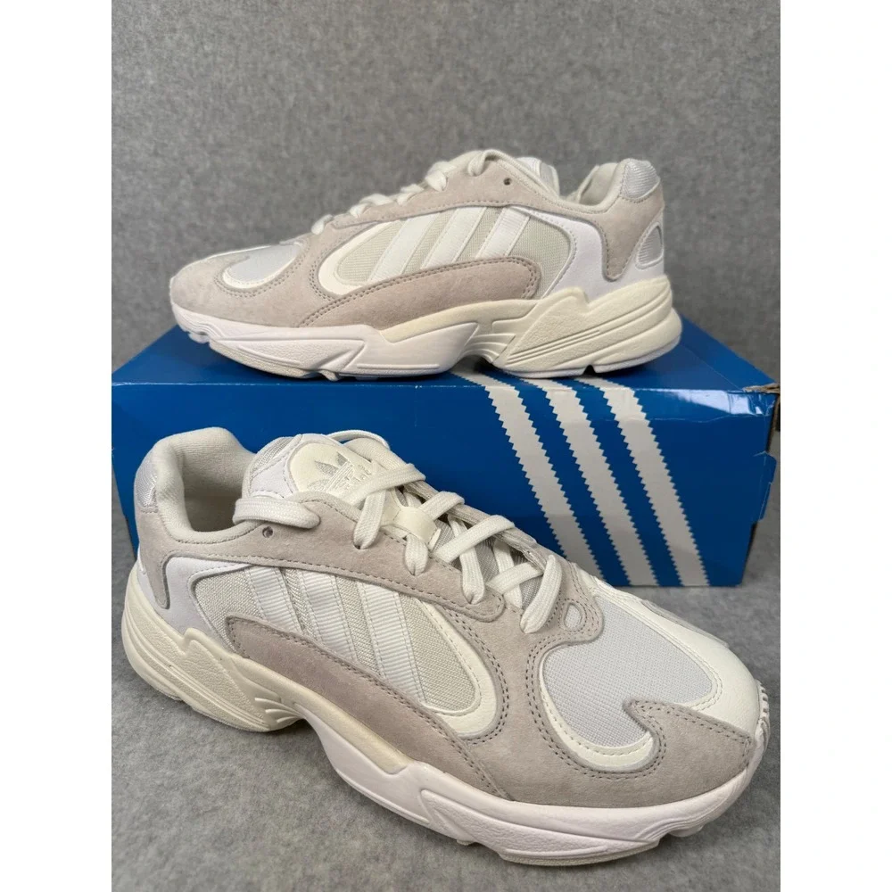 Adidas Originals Yung-1 Cloud White Sneakers B37616 Size‎ 8